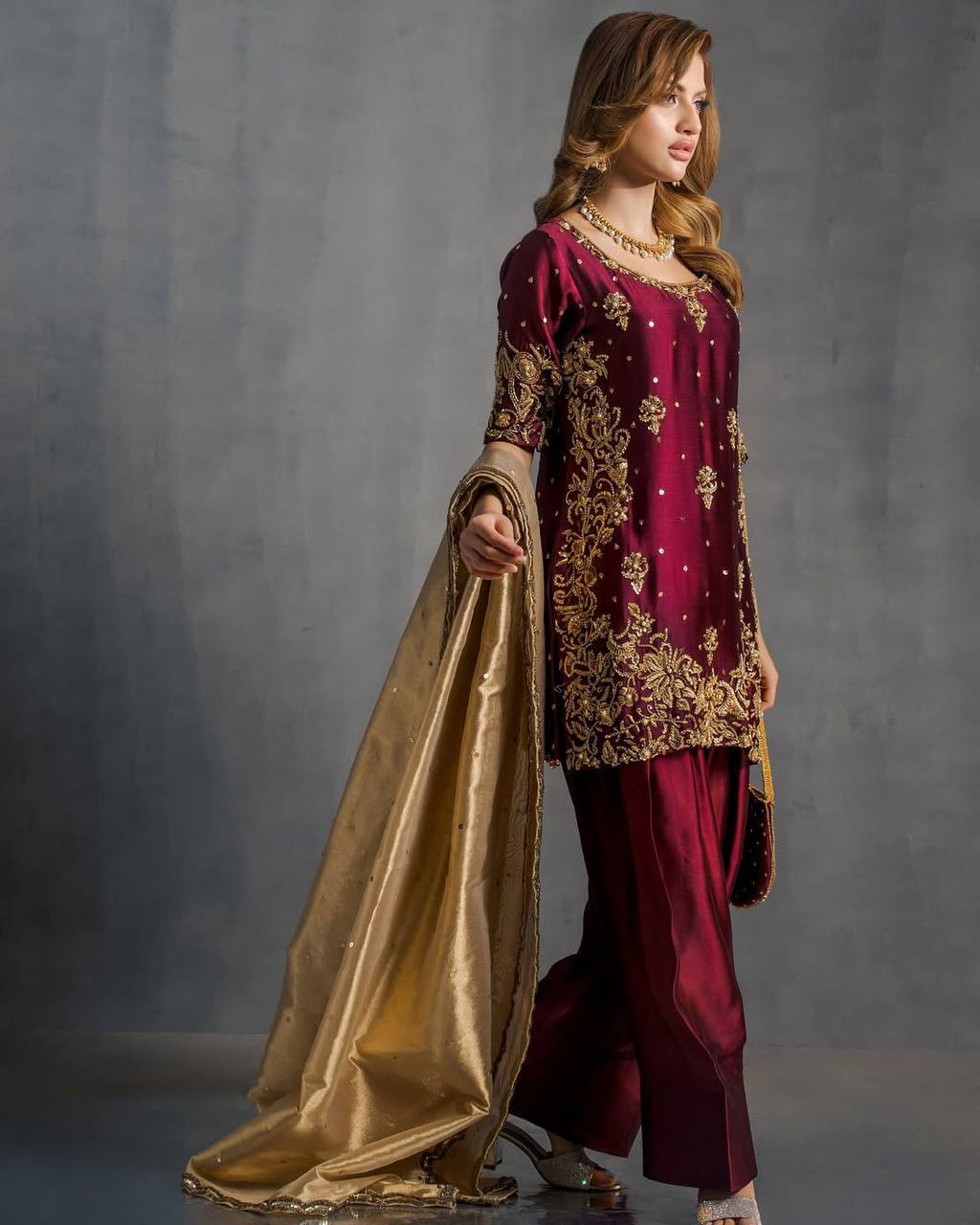 Dazzle in Designer Style: Your Exclusive Three-Piece Set