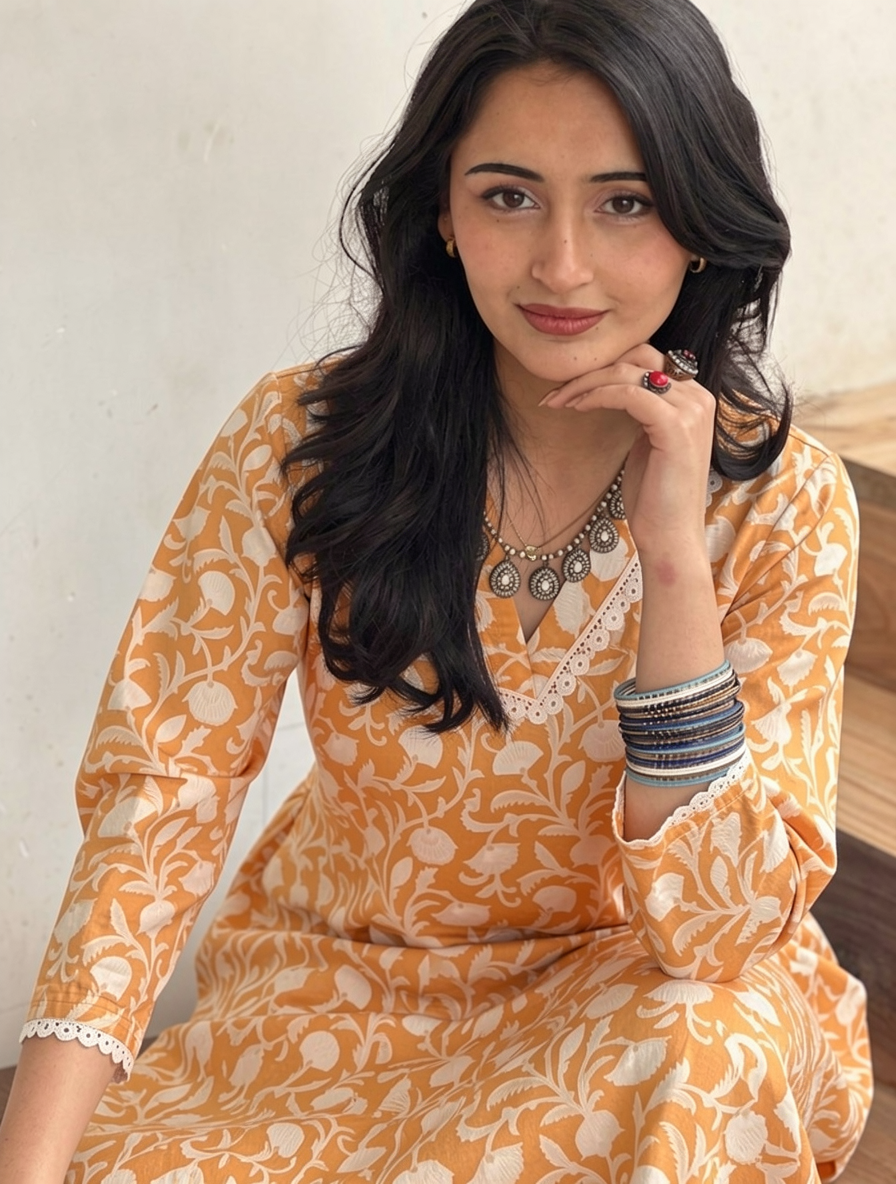 Orange Love Co-ord Set