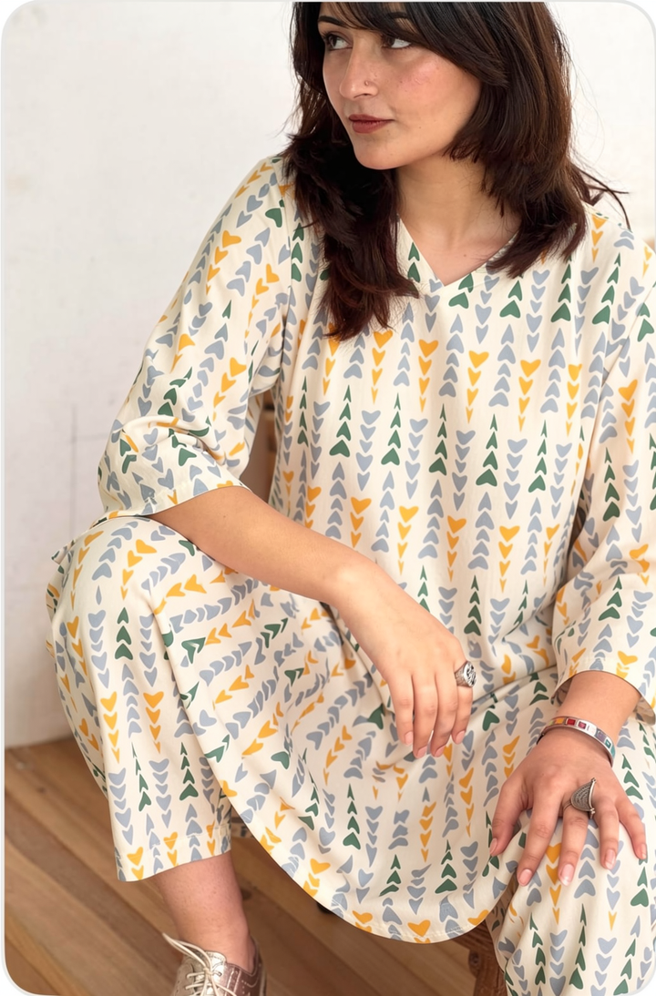 Breezy Bliss Printed Coord Set