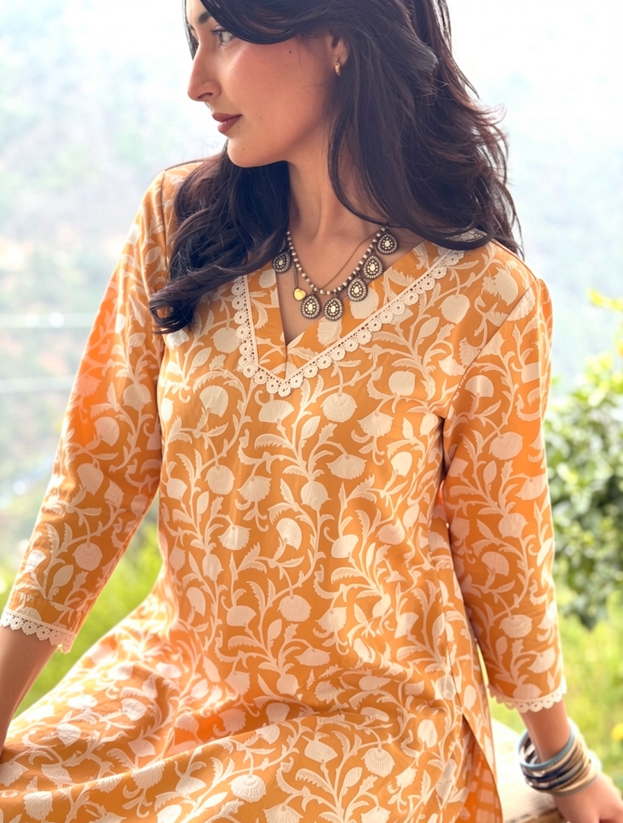 Orange Love Co-ord Set
