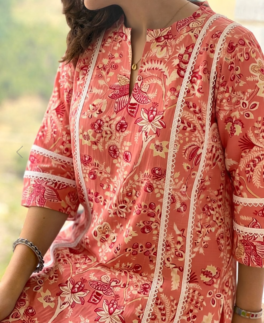 Blush Bloom Printed Co-Ord Set