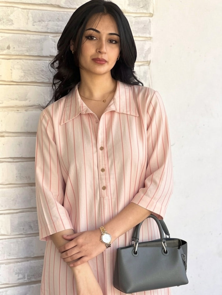 Classic Stripe Cotton Co-Ord Set