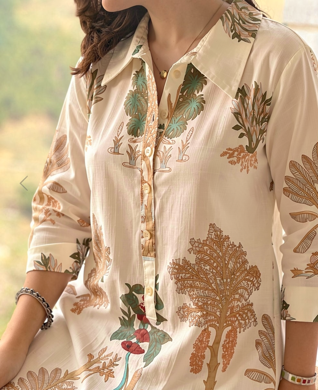 Subtle Printed Cotton Co-ord Set 1