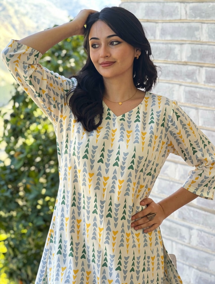 Breezy Bliss Printed Coord Set