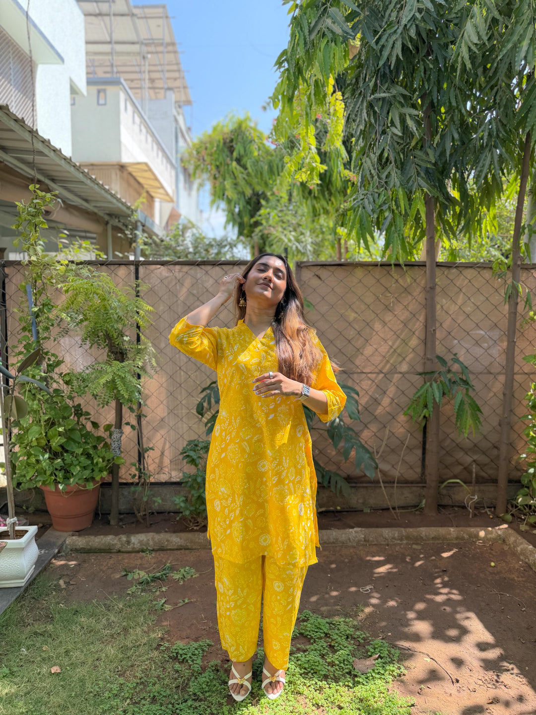 Comfort Fit Cotton Printed Co-Ord Set