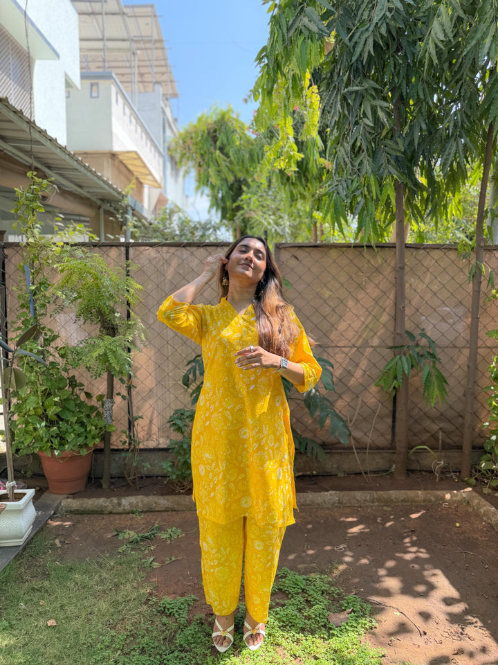 Comfort Fit Cotton Printed Co-Ord Set