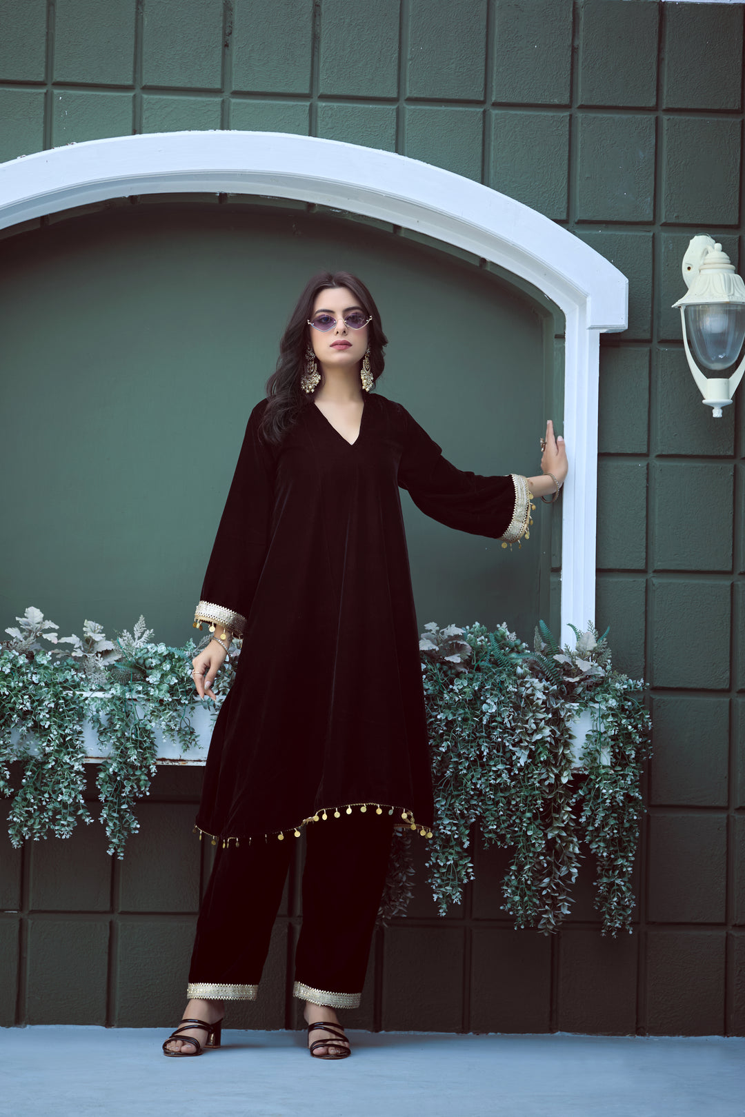 Premium Velvet Maroon Co-Ord Set