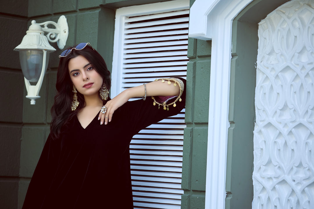 Premium Velvet Maroon Co-Ord Set