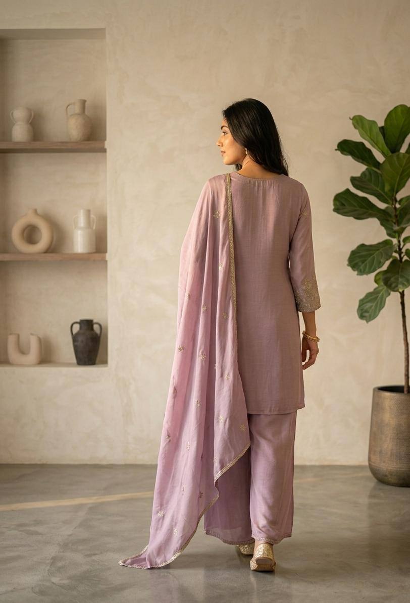 Premium Designer ZAZU Silk Ethnic Palazzo Collection