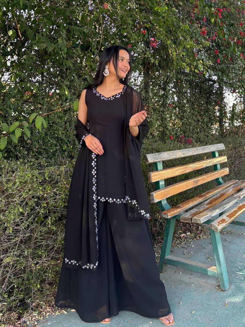 Elegant Georgette Kurta Set