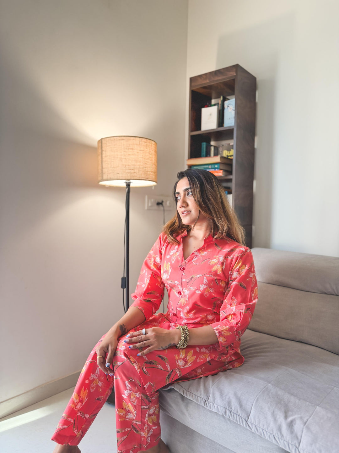 Comfort Fit Cotton Printed Co-Ord Set