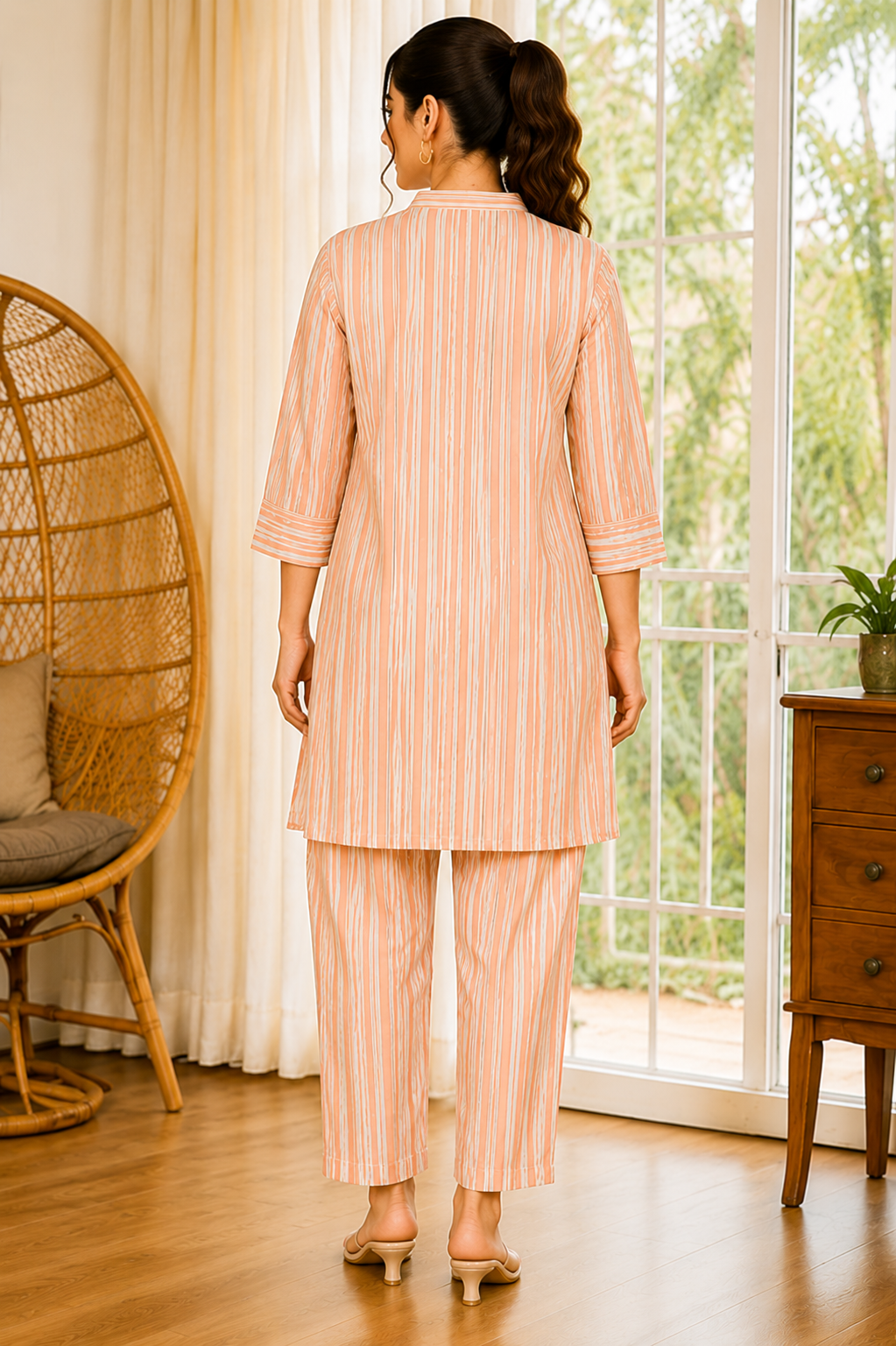 Elegant Stripe Co-Ord Set
