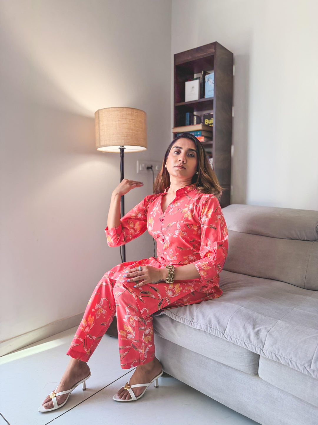 Comfort Fit Cotton Printed Co-Ord Set