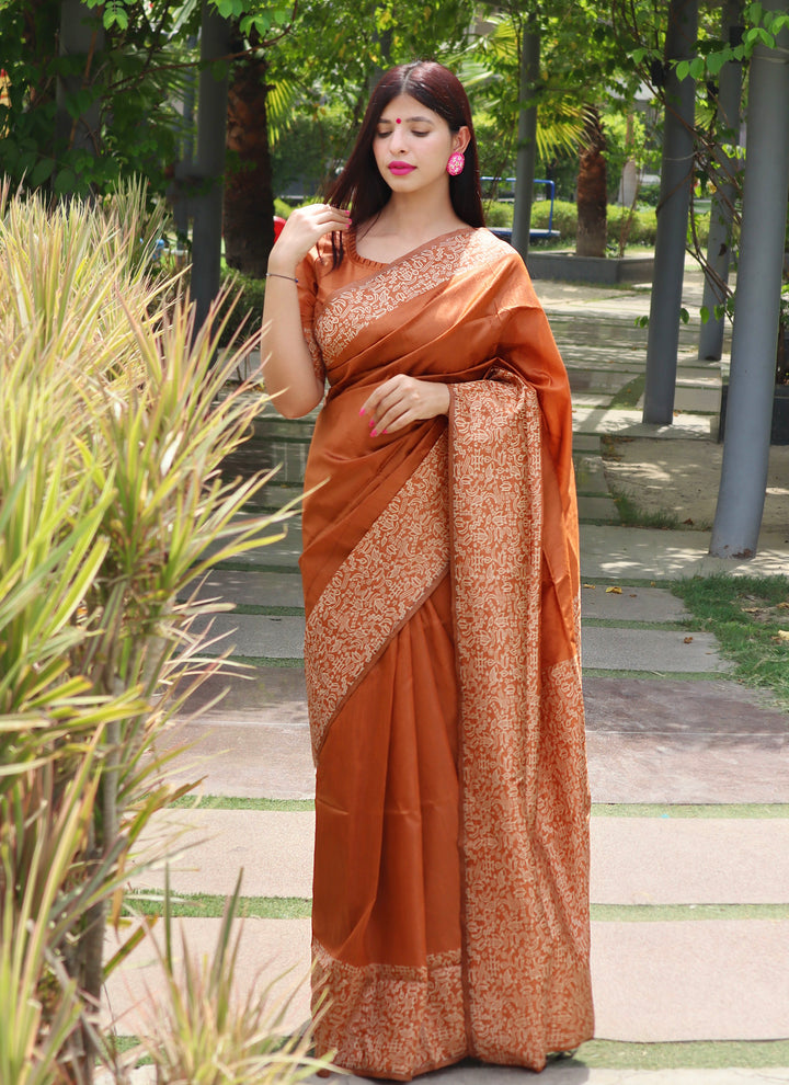 Launching handloom raw silk saree with rich pallu