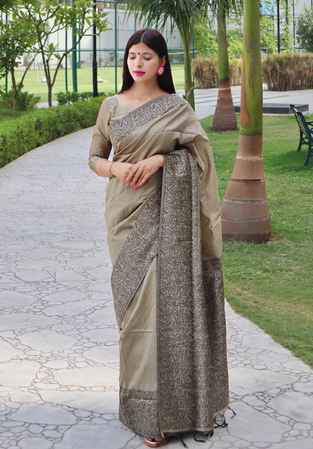 Launching handloom raw silk saree with rich pallu