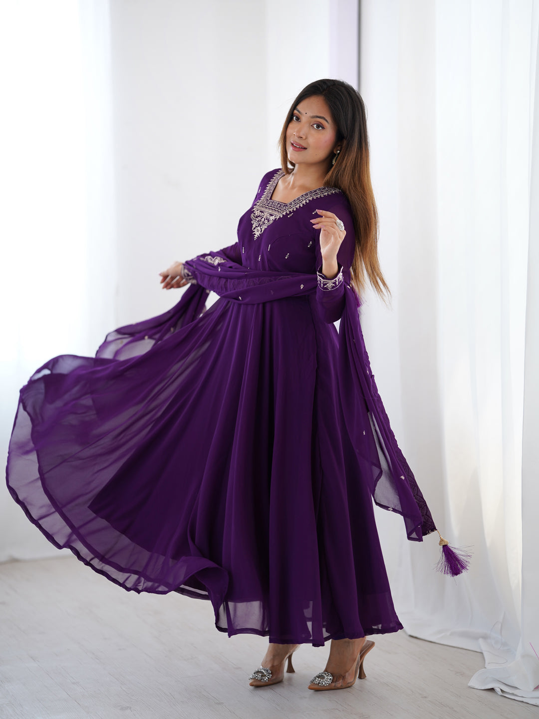 Elegant Designer Anarkali Set