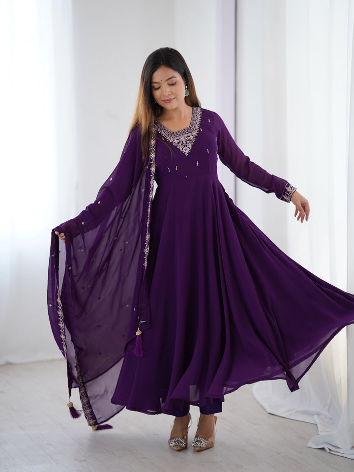 Elegant Designer Anarkali Set