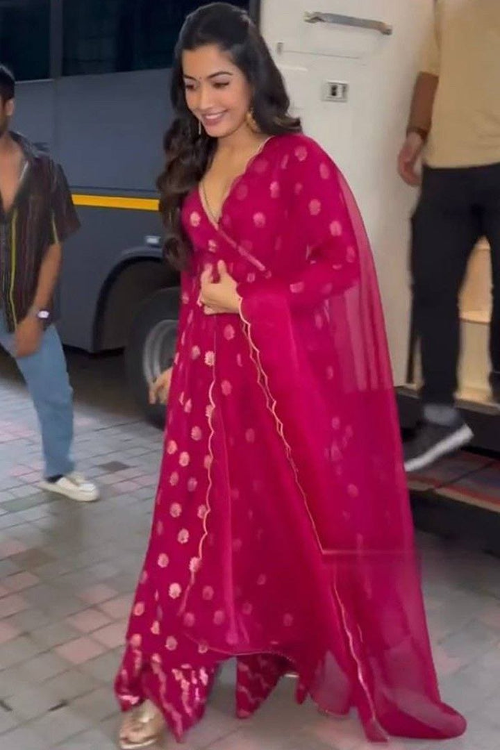 RASHMIKA PINK SUIT