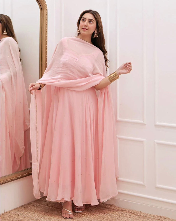 BEAUTIFUL GOWN WITH DUPATTA