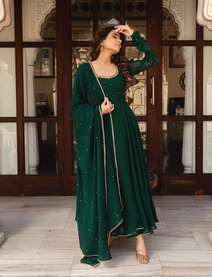NEW LAUNCHING GOWN WITH DUPATTA
