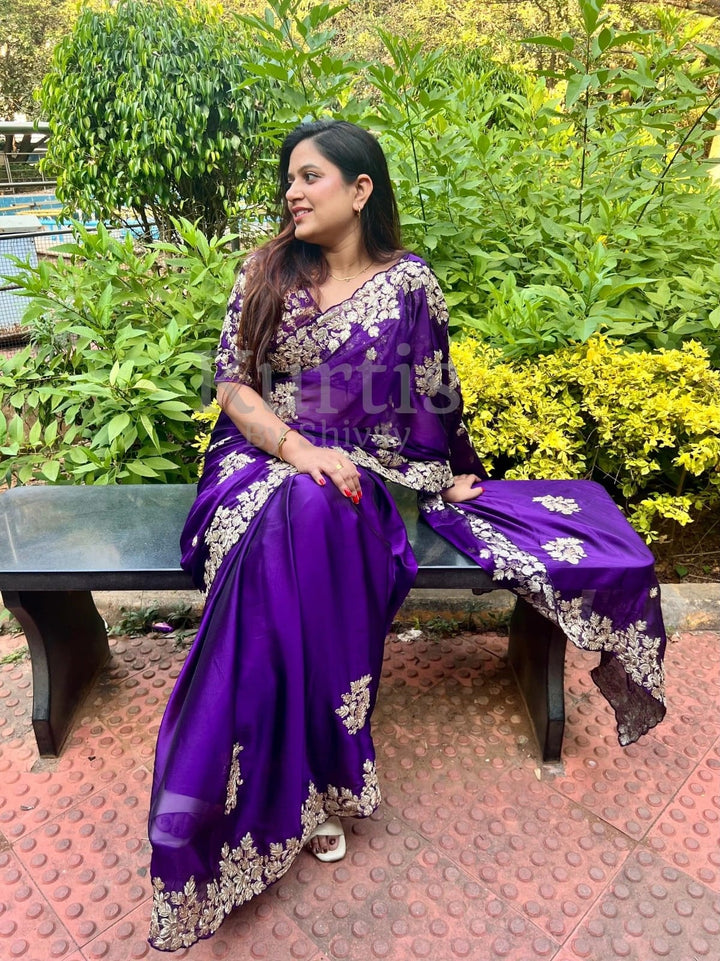 Blue well sarees