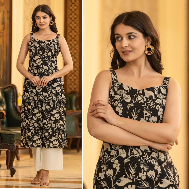 Trending Short length Kurti :3 piece suit(top,bottom&dupatta)