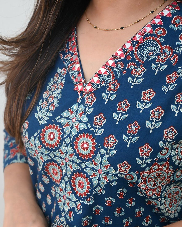 Celebrate Summer Style Premium Cotton Suit Set :3 piece suit(top,bottom&dupatta)