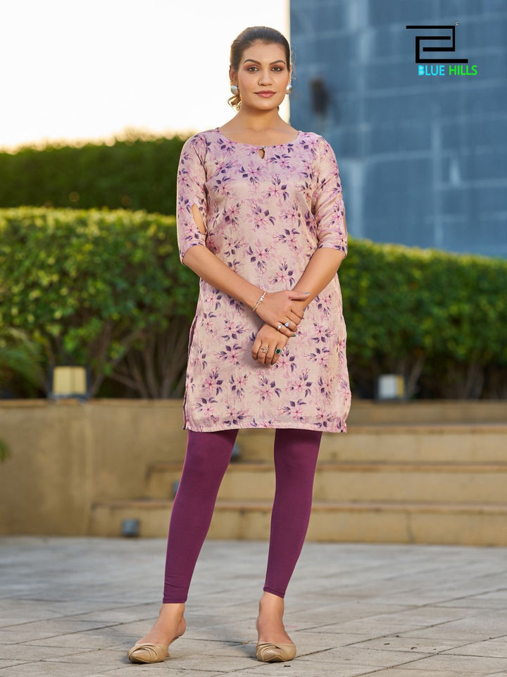Kbs X Blue Hills Regular And Office Wear Printed Kurti
