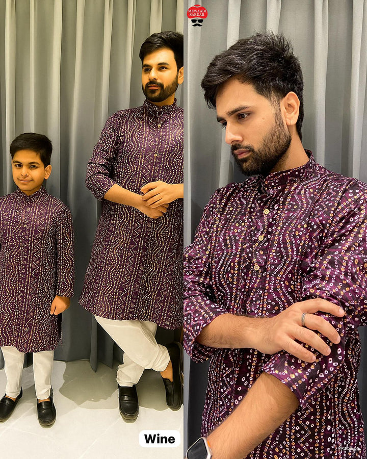 Navratri & Festival Special Bandhani Print Kurta – Now in Men’s & Kids Sizes