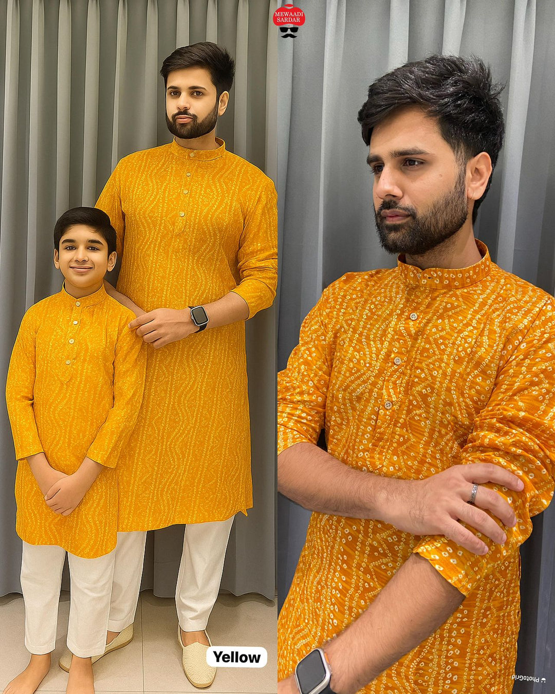 Navratri & Festival Special Bandhani Print Kurta – Now in Men’s & Kids Sizes