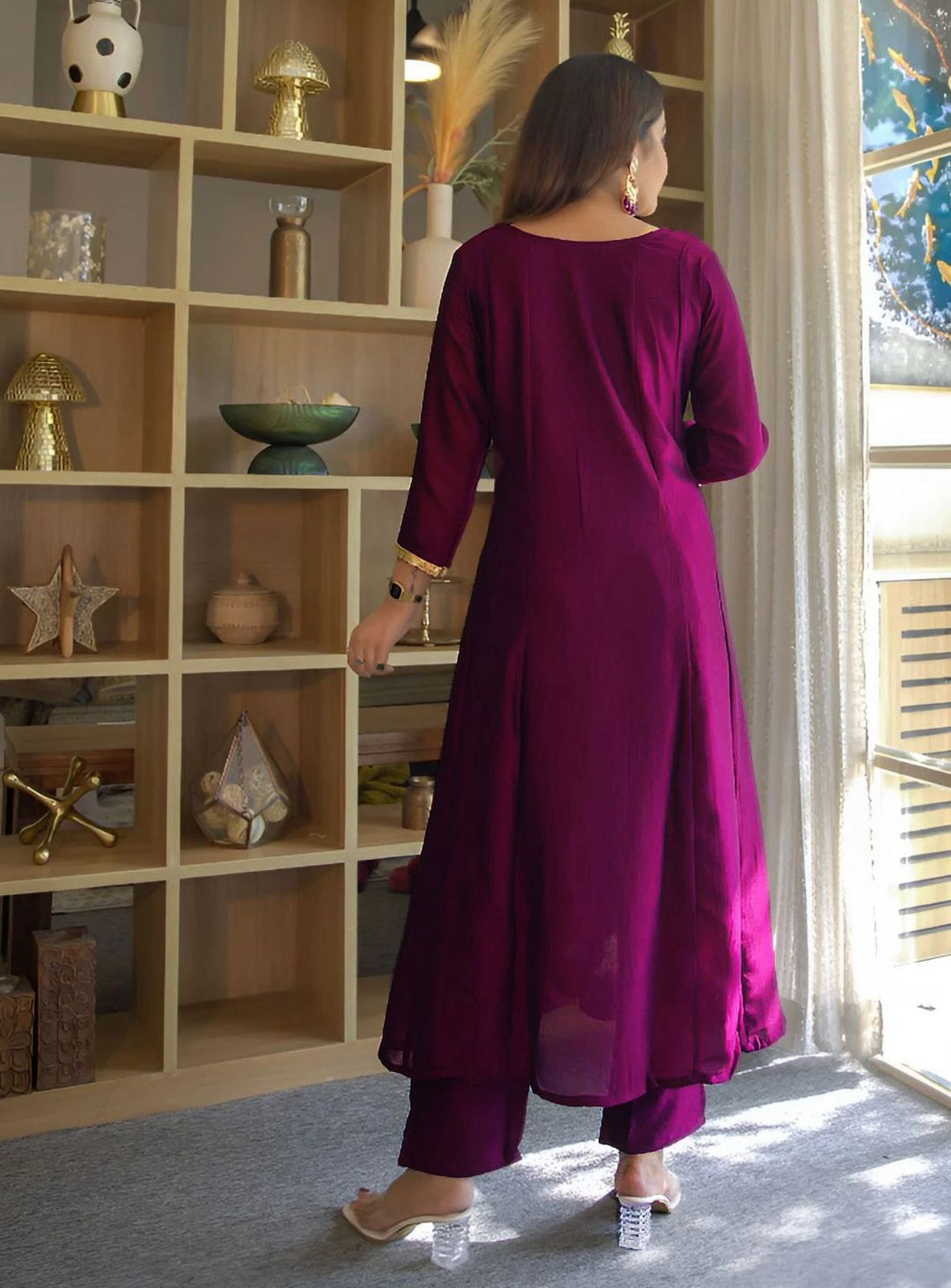 New Trendy Anarkali Designer Kurti Pant Set