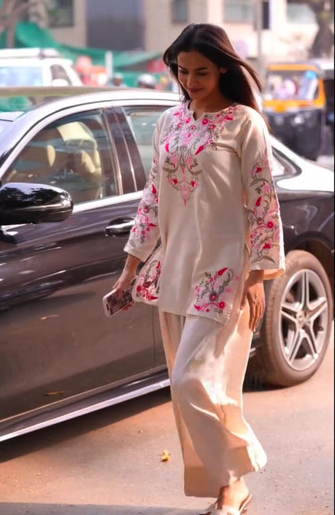 Blush Petal Luxe Ensemble Co-Ord Set