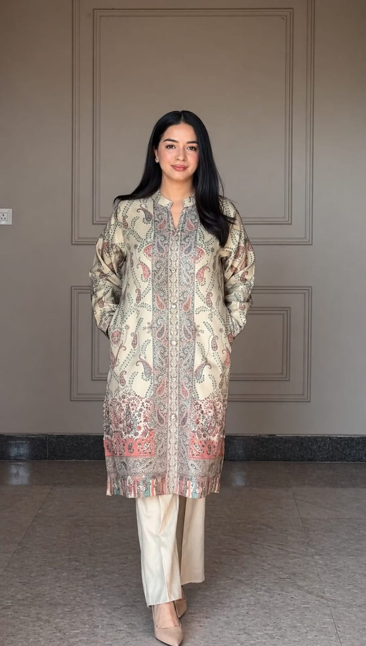 Berry Silk Ready-Made Suit Set