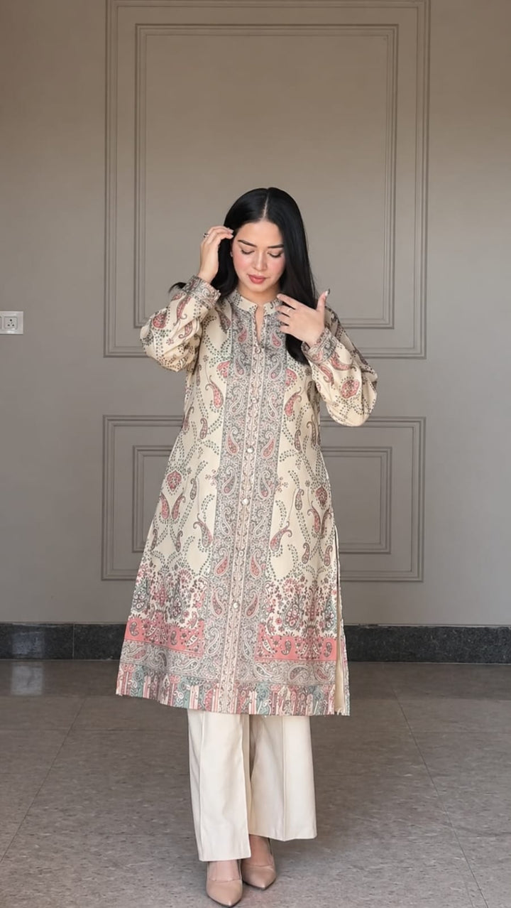 Berry Silk Ready-Made Suit Set