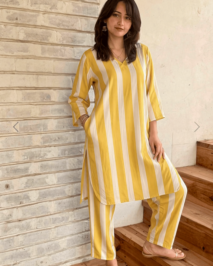 Sunshine Stripe Co-Ord Set
