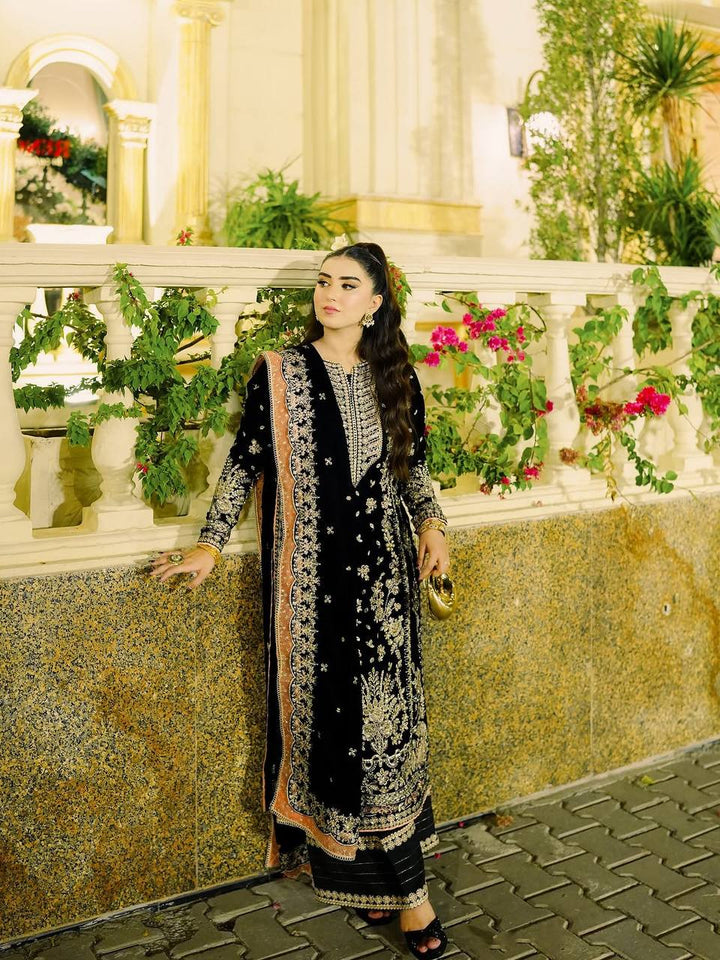 Newly Launched Velvet Kurti-Plazzo Set