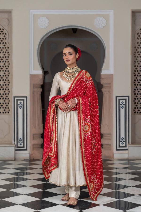 Elegance Redefined – Premium Chinon Suit Set