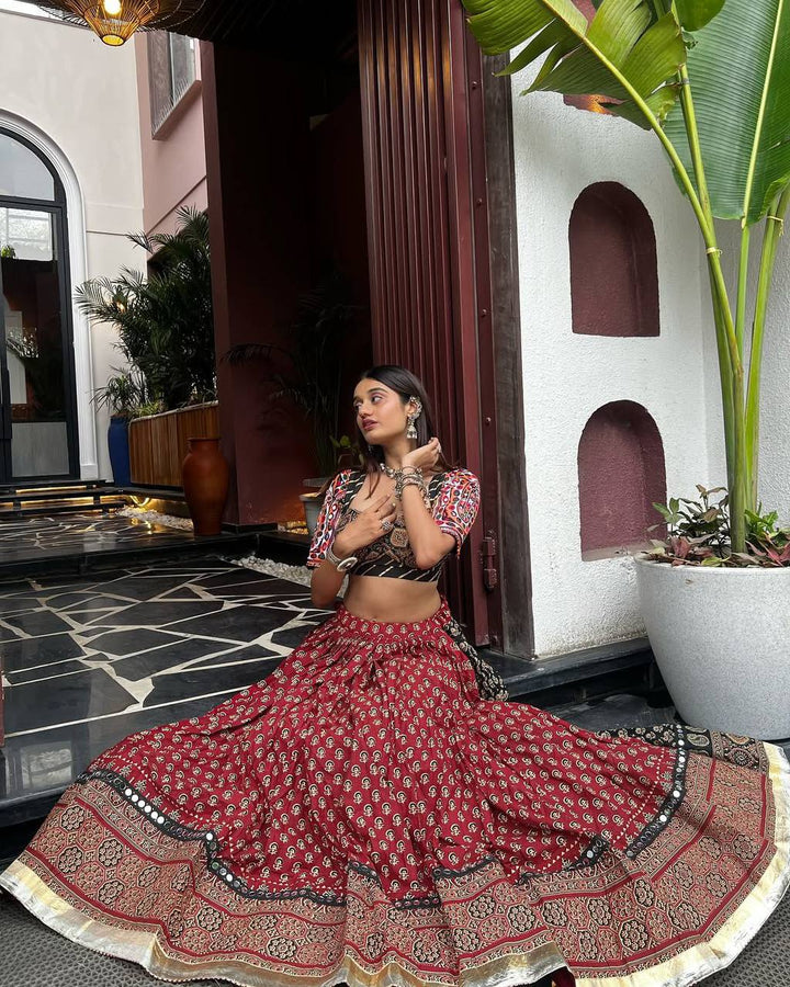 Navratri Special Full Stitched Lehenga Choli