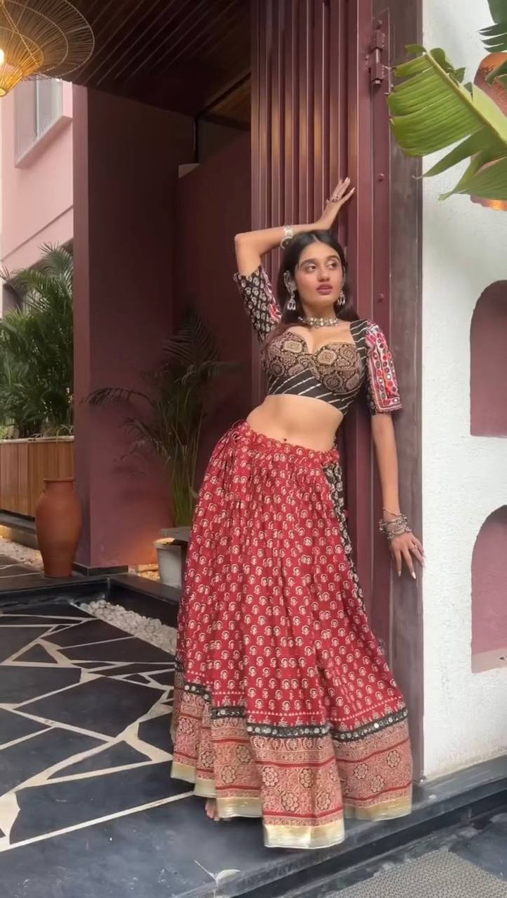 Navratri Special Full Stitched Lehenga Choli