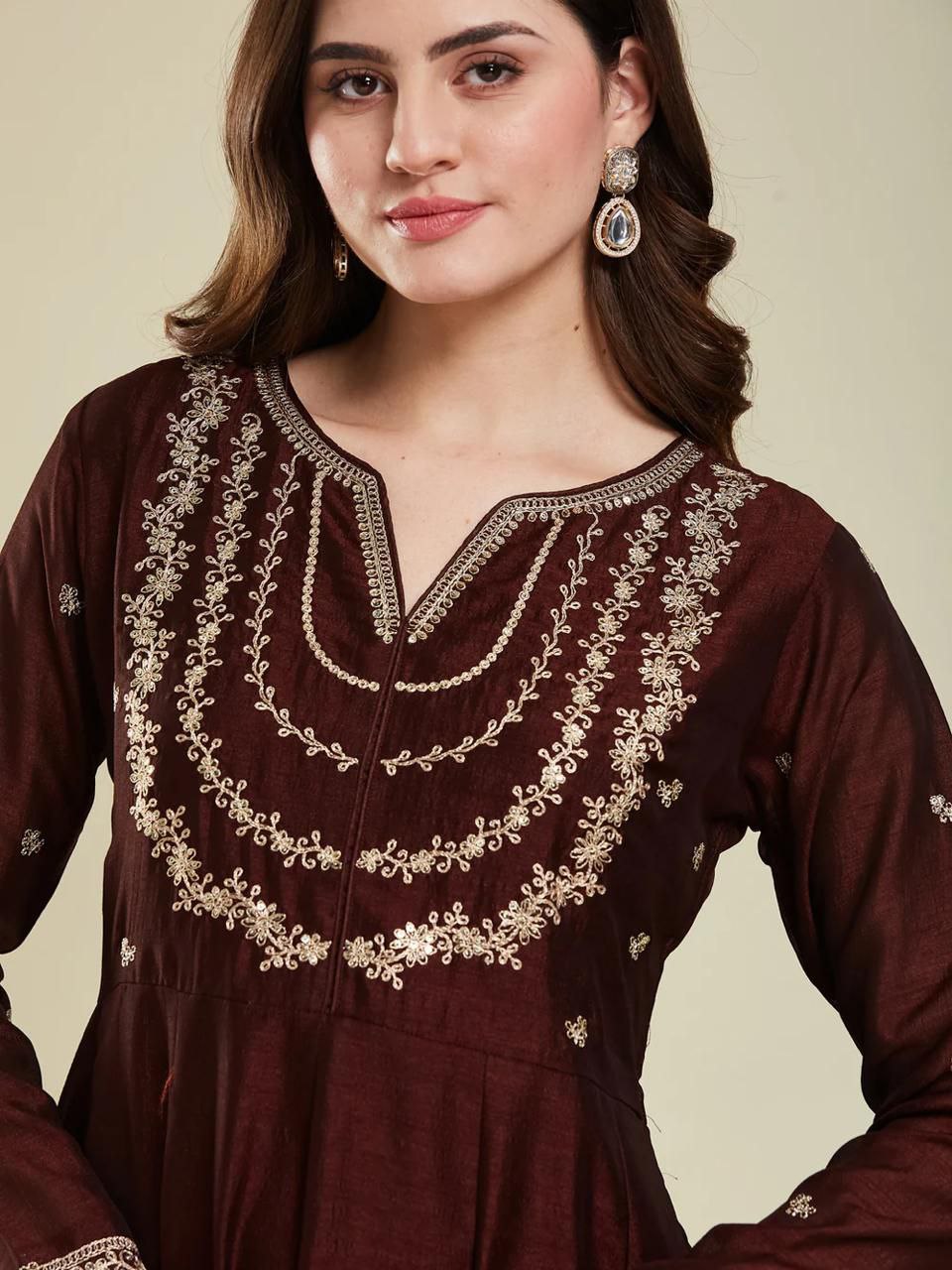 Our New Trendy Anarkali Kurti Pant Set