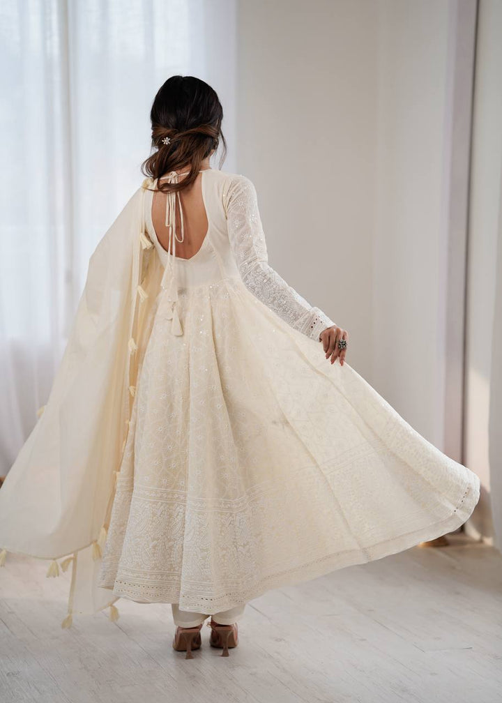 Elegant Anarkali Gown Set