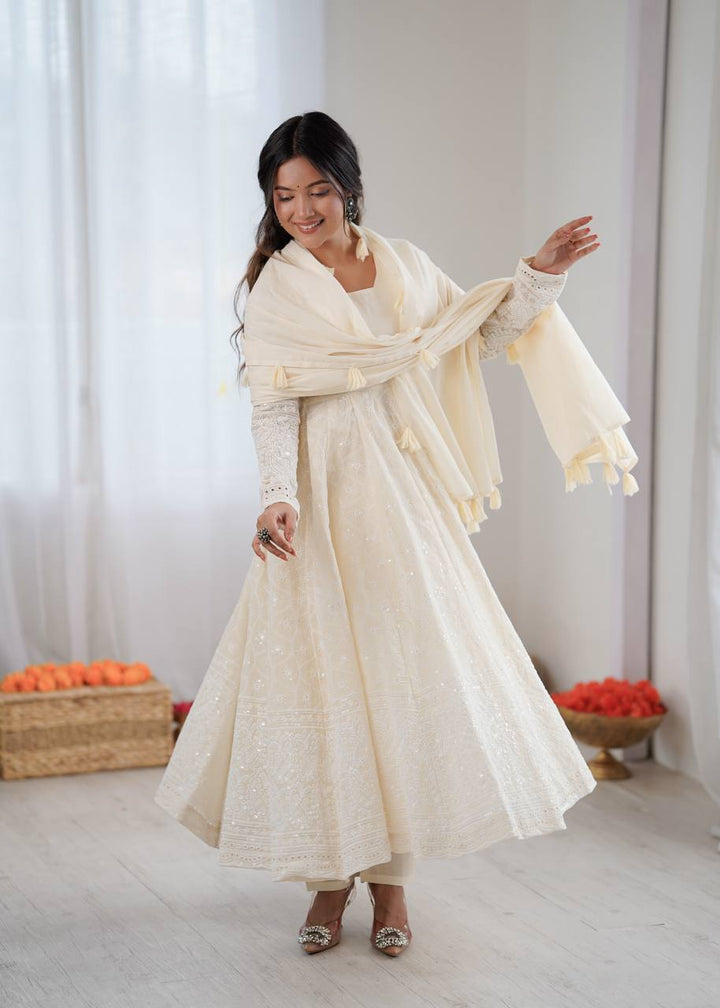 Elegant Anarkali Gown Set