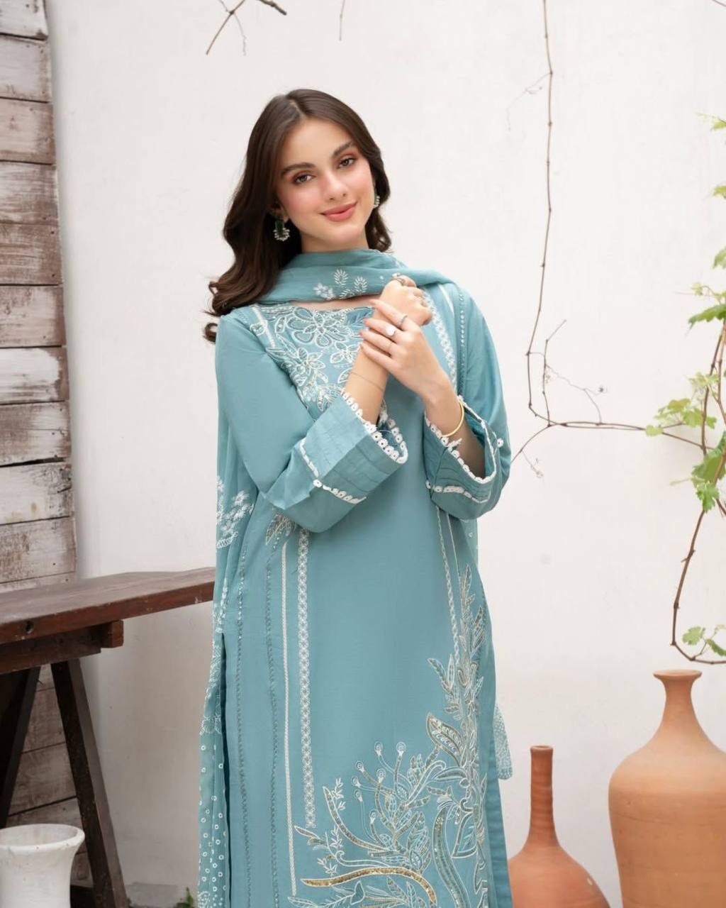 Luxury in Every Detail – Roman Silk Suit Set
