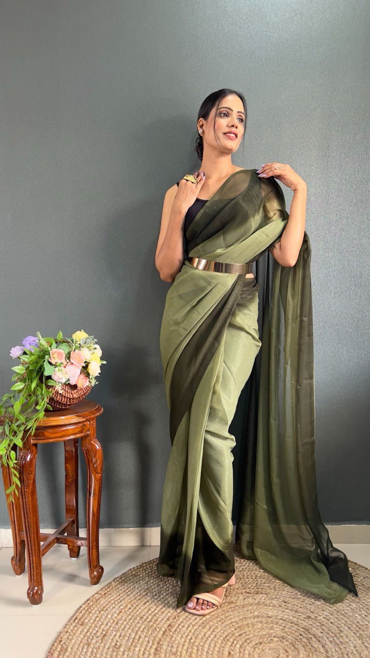 SIMAR SOFT PADING READY TO WEAR SARE JUST ONE MINUTE SAREE