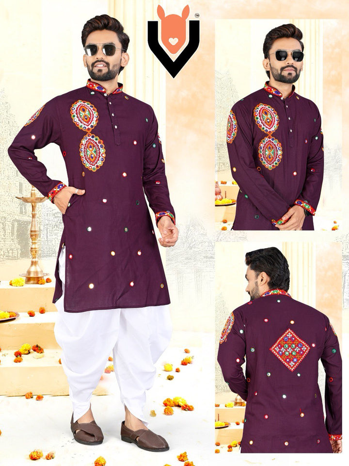 Traditional Navratri Kurta-Dhoti Set