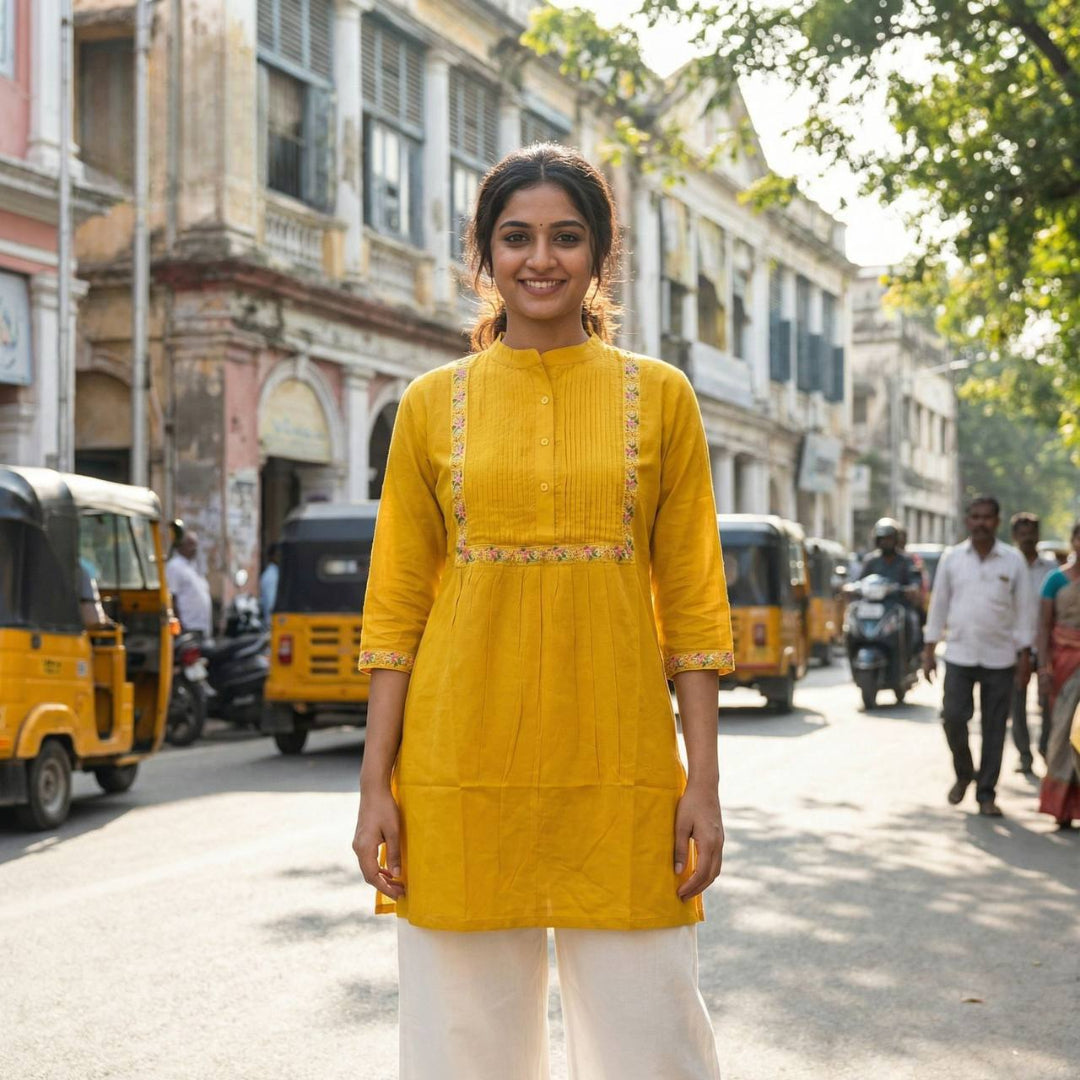 Short Tops in Heavy Embroidery – Multicolor Trend Edition