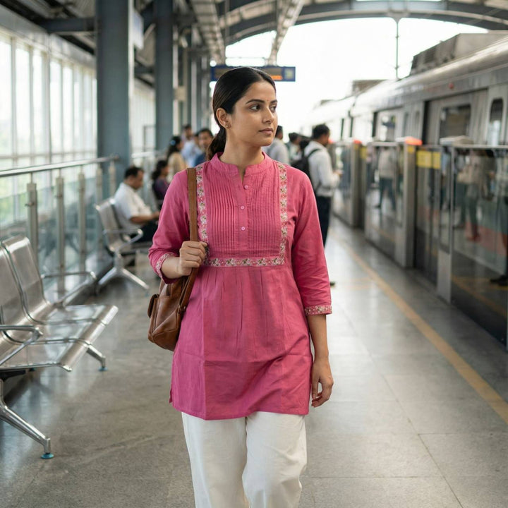 Short Tops in Heavy Embroidery – Multicolor Trend Edition