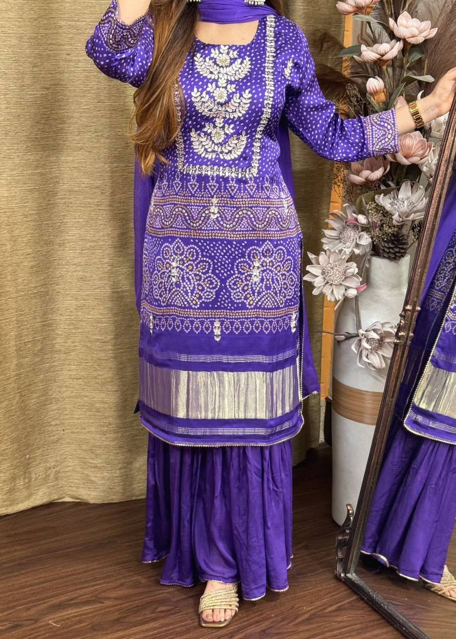 Festive Glow Bandhani Kurta Collection