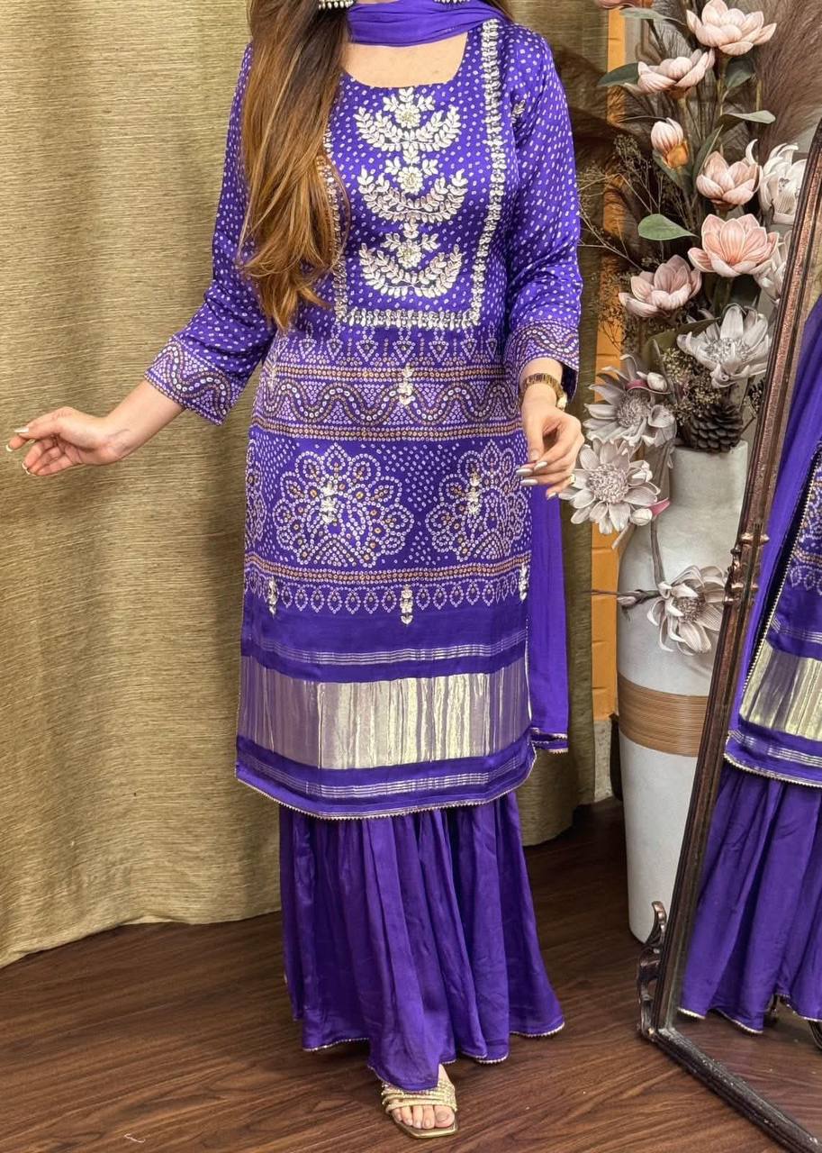 Festive Glow Bandhani Kurta Collection