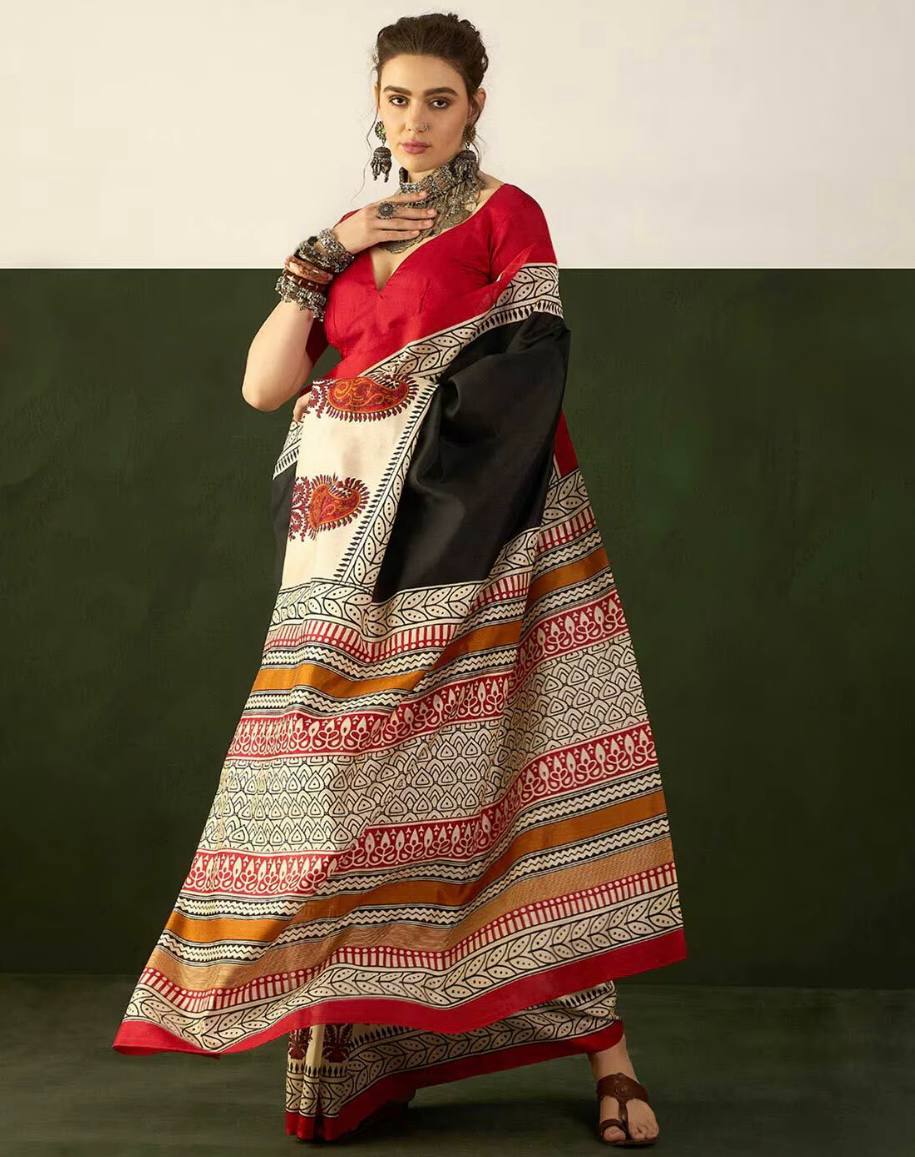 BEAUTIFUL PRINT SAREE